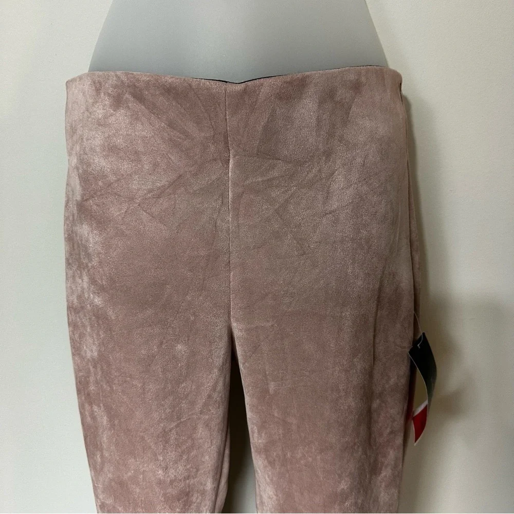 NWT Zara Dusty Rose Frill Pants in Size Medium - Picture 2 of 5